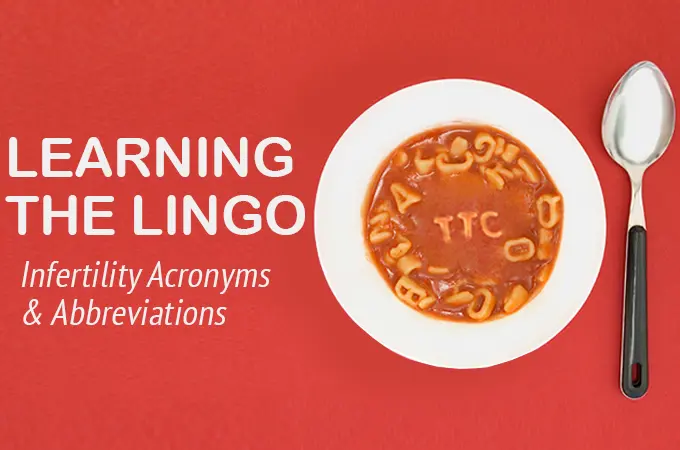 Learning the Lingo: Infertility Acronyms  and Abbreviations